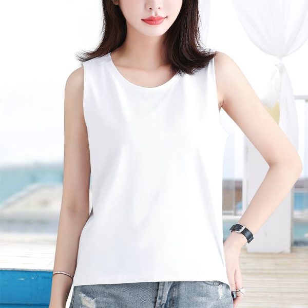 Áo Ba Lỗ Nữ Cotton Mùa Hè 2025 – Rộng Rãi, Thoáng Mát, Thanh Lịch - Hình ảnh 3