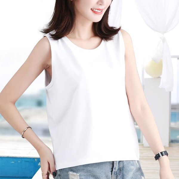Áo Ba Lỗ Nữ Cotton Mùa Hè 2025 – Rộng Rãi, Thoáng Mát, Thanh Lịch - Hình ảnh 2