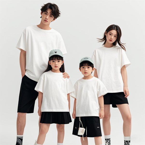 Áo Phông Đồng Phục Gia Đình và Lớp Học Cotton 200g – Thoải Mái, Gắn Kết - Hình ảnh 2