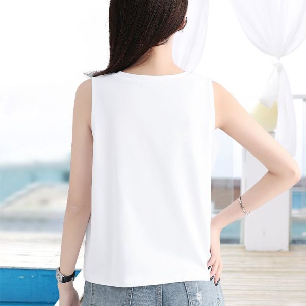 Áo Ba Lỗ Nữ Cotton Mùa Hè 2025 – Rộng Rãi, Thoáng Mát, Thanh Lịch - Hình ảnh 4