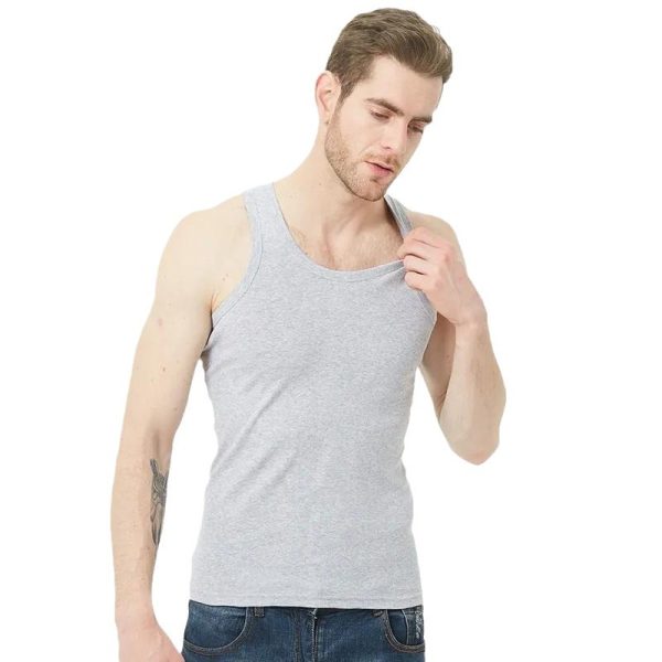 Áo Ba Lỗ Nam Cotton Nguyên Chất Mùa Hè Ôm Vừa Vặn – Thoải Mái, Đơn Giản - Hình ảnh 3