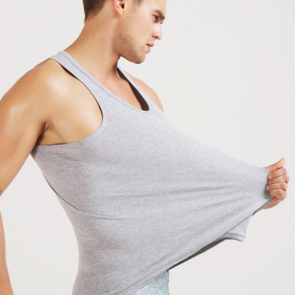Áo Ba Lỗ Nam Cotton Nguyên Chất Mùa Hè Ôm Vừa Vặn – Thoải Mái, Đơn Giản - Hình ảnh 4