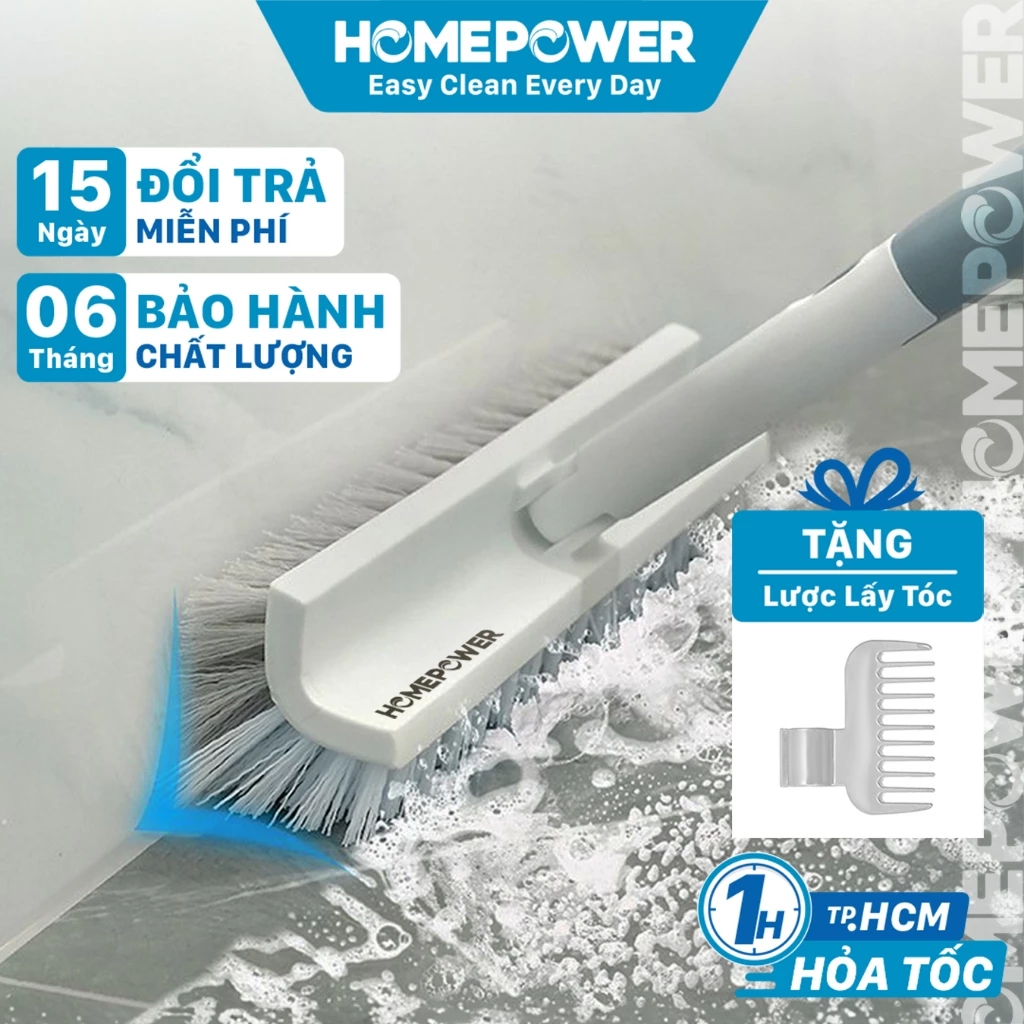Cây chà sàn nhà tắm Homepower SV-01 2 trong 1 xoay 180 độ 1