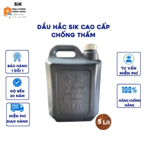 Dầu hắc nhựa đường SIK chống thấm 5L 1