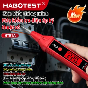 Bút kiểm tra điện áp HABOTEST HT91A NCV AC 12–400V 1