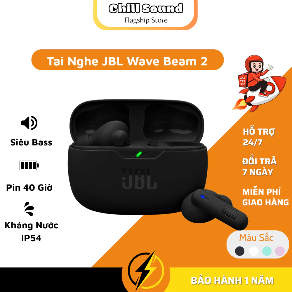 Tai nghe Bluetooth JBL Wave Beam 2 TWS 1