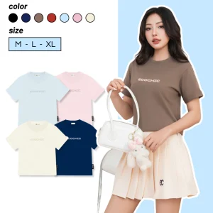Áo phông baby tee ECOCHIC B120 thun cotton 1