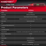 Bút kiểm tra điện áp HABOTEST HT91A NCV AC 12–400V 2