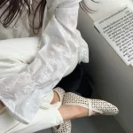 Giày búp bê nữ Erosska EL065 lưới quai ngang 2