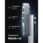 Hub chuyển đổi USB-C UGREEN 15495 15596 60560 PD 100W 3