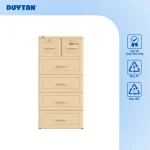 Tủ nhựa DUY TÂN Tabi 5 tầng 3