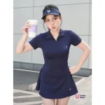 Set đồ thể thao nữ Lia Top Lina Skirt xanh navy 3