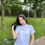 Áo phông baby tee ECOCHIC B120 thun cotton 3