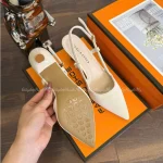 Giày cao gót hở gót quai trống 5cm AH20 3