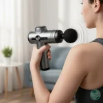 Máy massage cầm tay hoạt động với lực rung mạnh giảm đau cơ