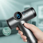 Điều chỉnh 32 chế độ trên máy massage cầm tay Smart Trend qua màn hình LED