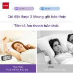 Đồng hồ để bàn LED UKIO màn hình LCD báo thức 4
