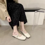Giày sục nữ mũi vuông quai ngang TT23 4