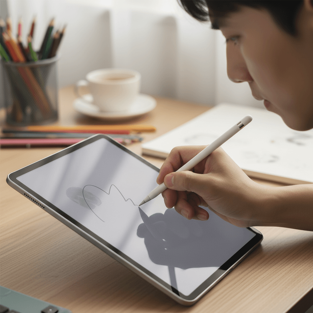 viết trên ipad bị trơn khó kiểm soát nét bút stylus