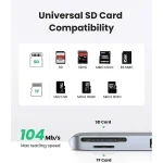 Hub chuyển đổi USB-C UGREEN 15495 15596 60560 PD 100W 6
