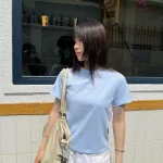 Áo phông baby tee ECOCHIC B120 thun cotton 6