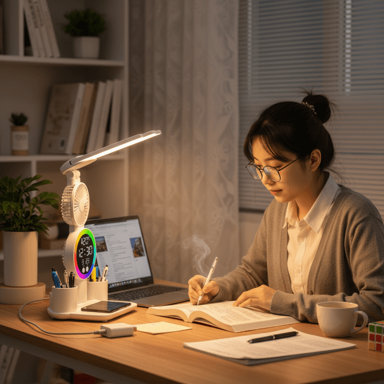 ánh sáng tốt cho mắt khi học giúp giảm mỏi và tăng tập trung