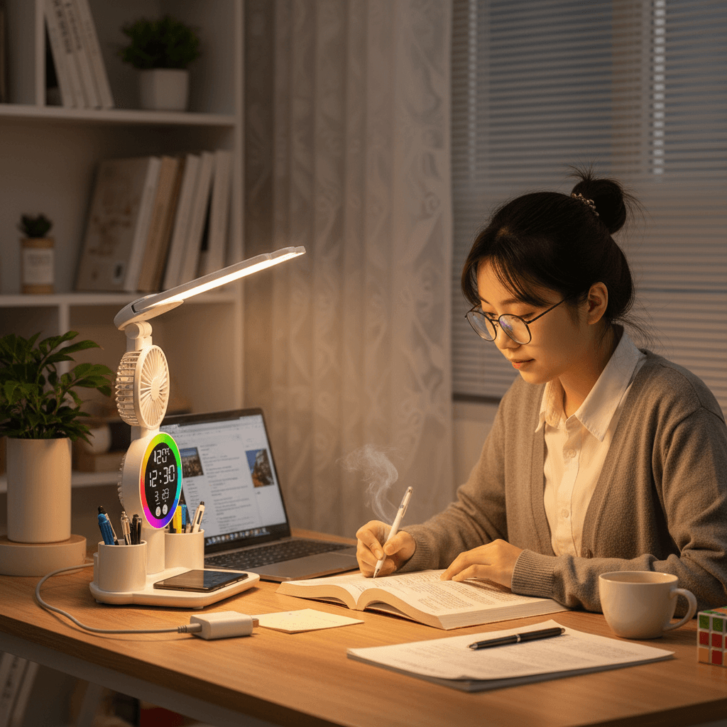 ánh sáng tốt cho mắt khi học giúp giảm mỏi và tăng tập trung