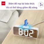 Đồng hồ để bàn LED UKIO màn hình LCD báo thức 7