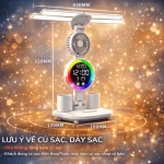 Đèn học để bàn LED RGB Taiyoken 10000mAh có đồng hồ 7