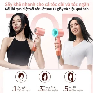 Máy sấy tóc ion âm nóng lạnh 3 chế độ 8