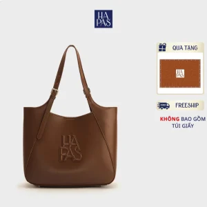 Túi tote nữ HAPAS TOT250697-BR size 33 1