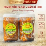 Combo mắm cá linh và mắm cá sặc trên bàn ăn phong cách miền Tây