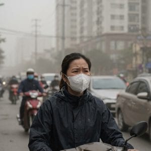 Khẩu trang chống bụi mịn giúp bảo vệ sức khỏe khi đi ngoài đường
