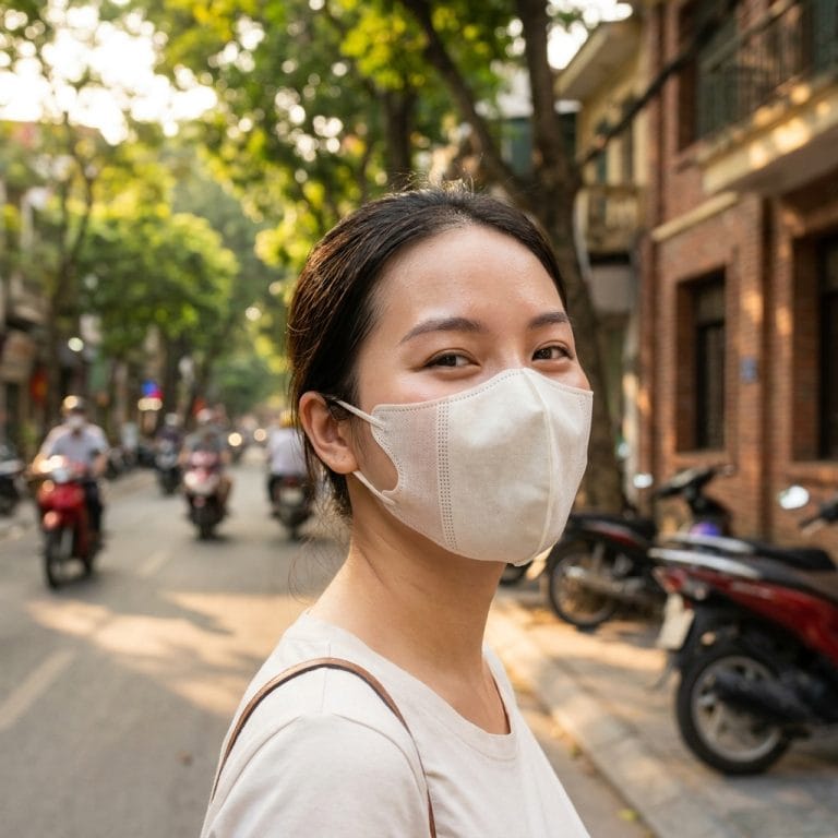 Khẩu trang 5D thoáng khí giúp giảm cảm giác bí khi đeo lâu