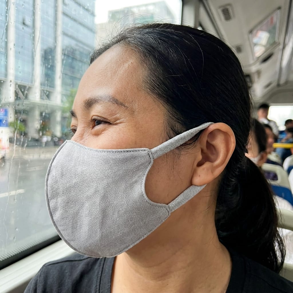Khẩu trang quai mềm giúp giảm đau tai khi đeo lâu hàng ngày