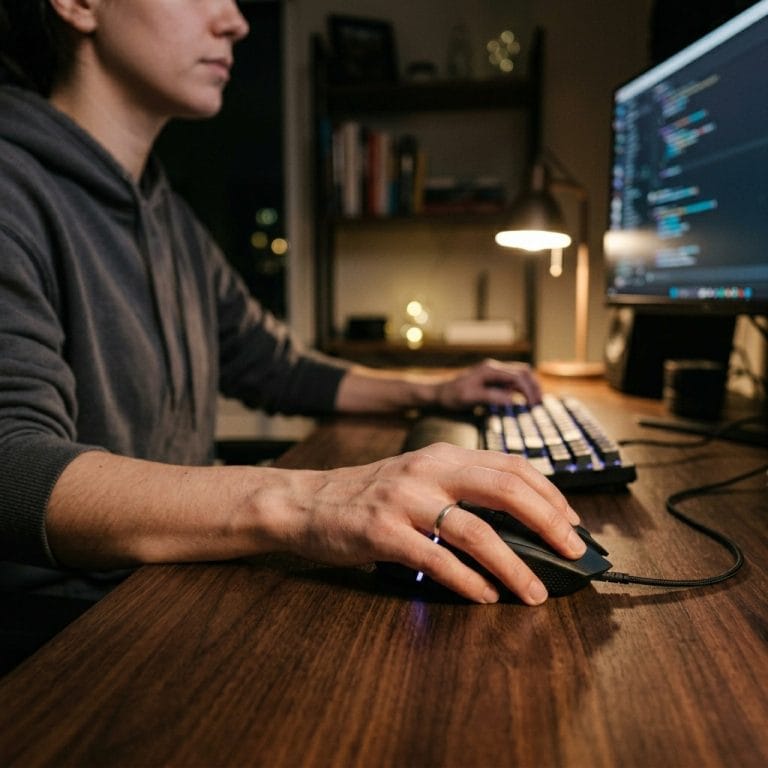 So sánh chuột gaming và chuột thường trên bàn làm việc hiện đại