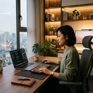 Thiết bị không dây giúp góc làm việc hiện đại và gọn gàng hơn