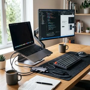 Hub USB-C PD 100W vừa sạc nhanh vừa kết nối nhiều thiết bị