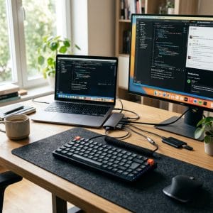 Hub USB-C đa năng giá khoảng 260K cho laptop hiện đại