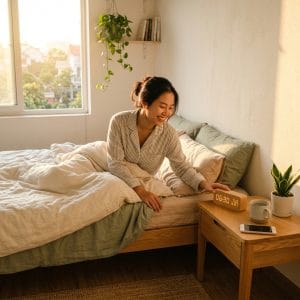 làm sao thức dậy đúng giờ mỗi ngày với đồng hồ báo thức