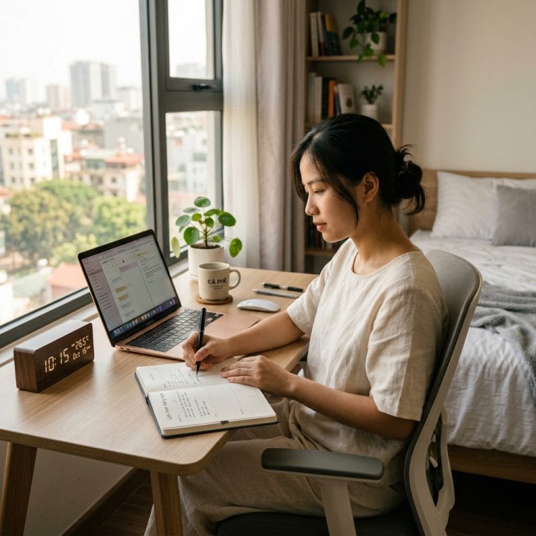 Đồng hồ để bàn hỗ trợ quản lý thời gian hiệu quả trong ngày
