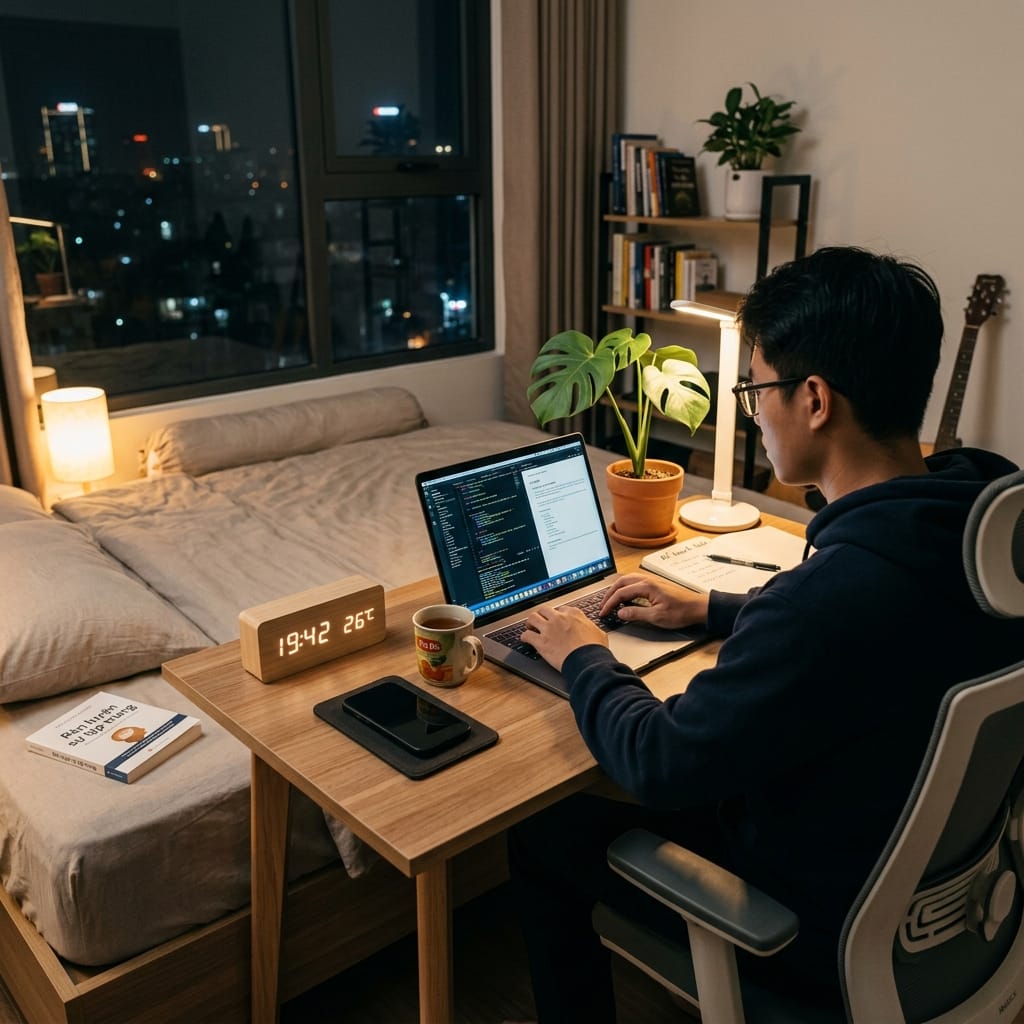 Đồng hồ để bàn giúp giảm thói quen xem giờ bằng điện thoại
