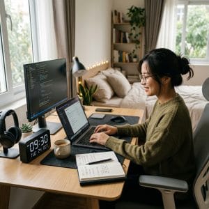 Đồng hồ để bàn LED hỗ trợ quản lý thời gian hiệu quả hàng ngày