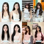 Set tóc giả kẹp phím ARETTA 3 mảnh xoăn sóng nước / sóng lơi / tóc thẳng 2