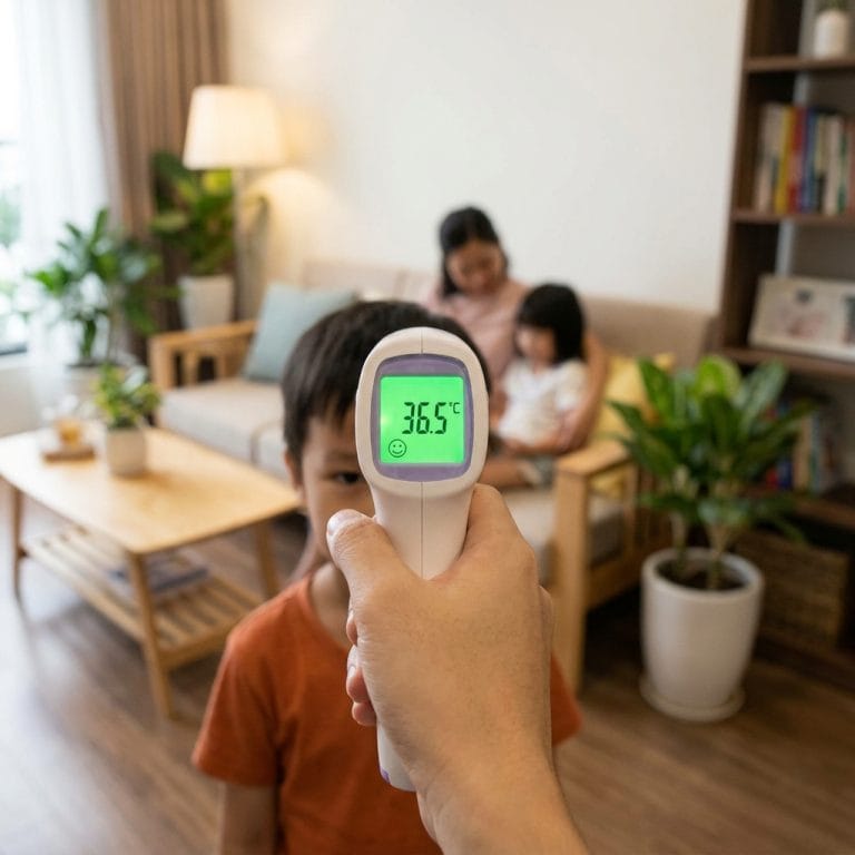 Nhiệt kế điện tử hồng ngoại đo nhiệt độ nhanh tại nhà