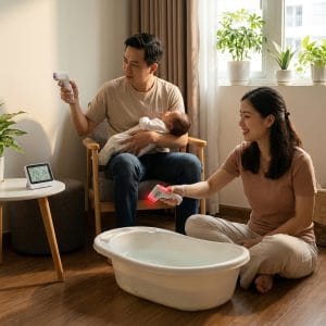 Nhiệt kế hồng ngoại đo nhiệt độ nước và phòng trong gia đình