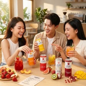 Các vị Star Kombucha bán chạy trong healthy lifestyle hiện đại