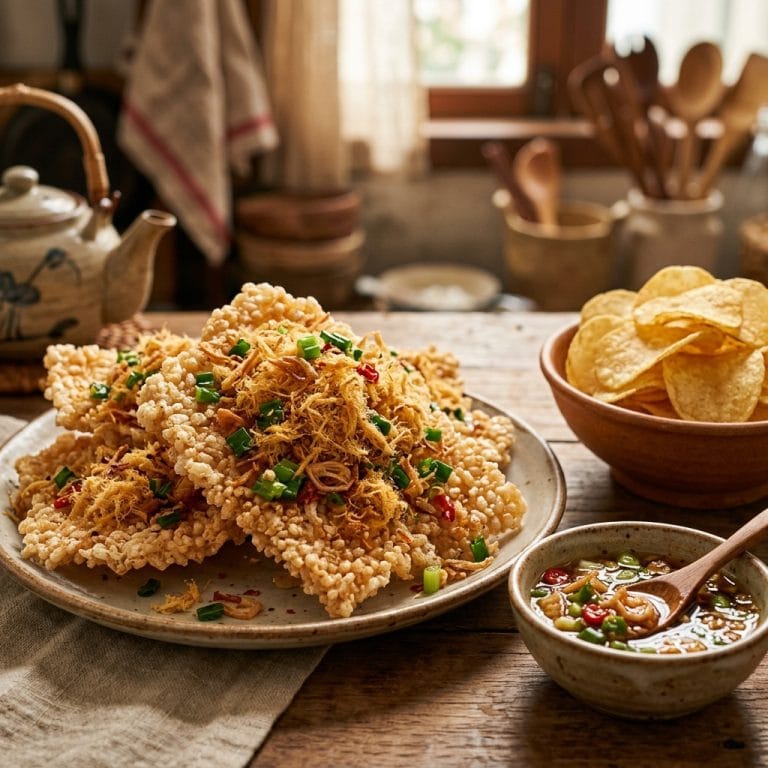Cơm cháy giòn rụm topping đậm vị ăn vui miệng hơn khoai tây chiên