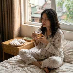 Người trẻ vẫn mệt mỏi dù ngủ đủ giờ và thư giãn với trà thảo mộc