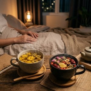 Hai loại trà thảo mộc giúp thư giãn và hỗ trợ ngủ ngon buổi tối